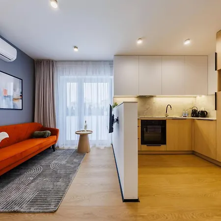 M1 Aura With Free Parking By Staynest شقة